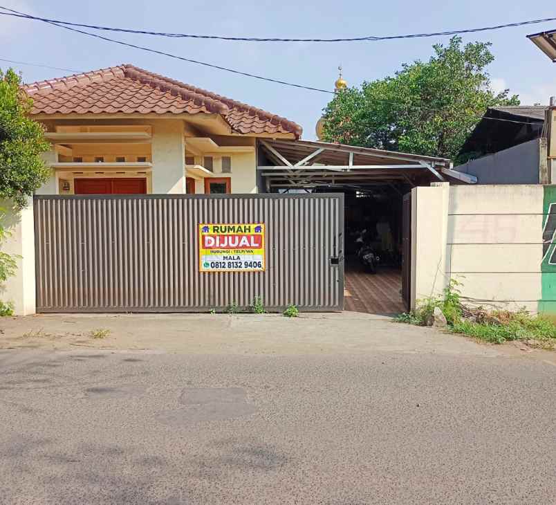 dijual rumah komplek hankam kel