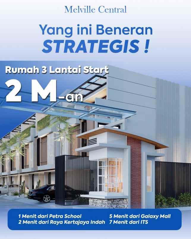 dijual rumah manyar
