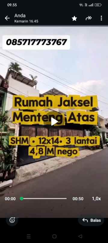 dijual rumah mewah 3 lantai