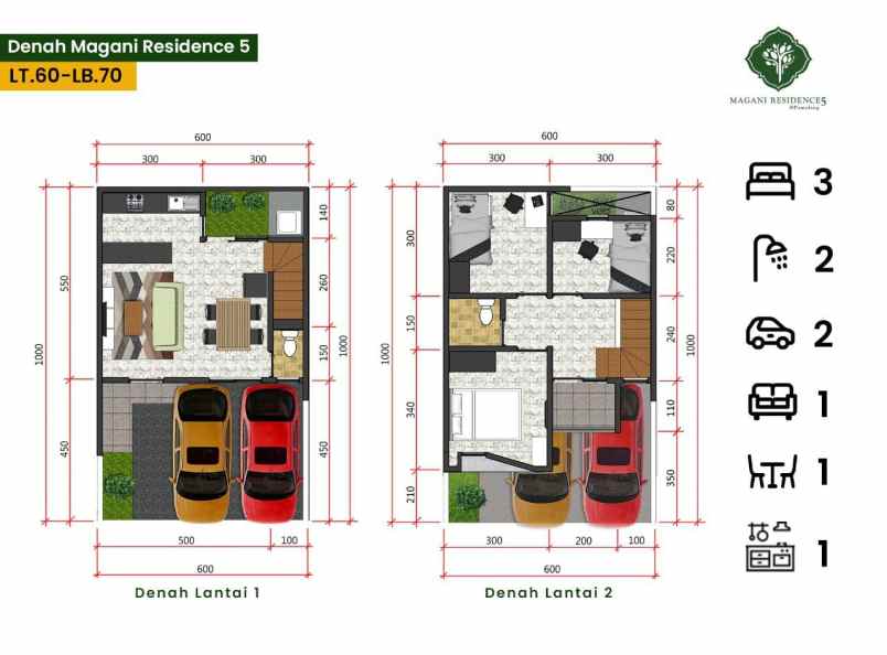 dijual rumah murah 2 lantai dekat pintu tol pamulang