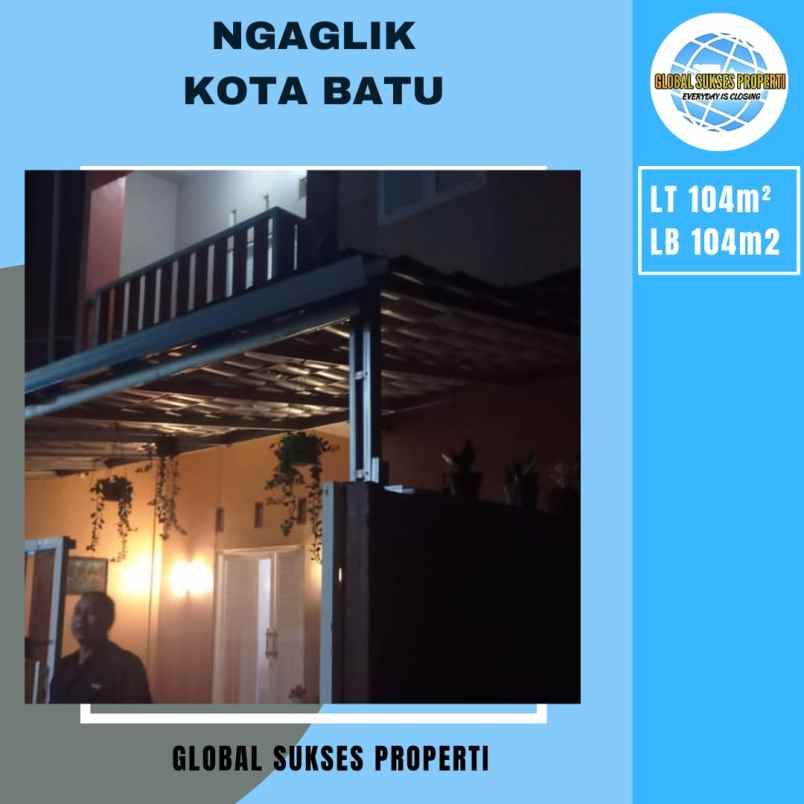 dijual rumah ngaglik kec batu kota batu