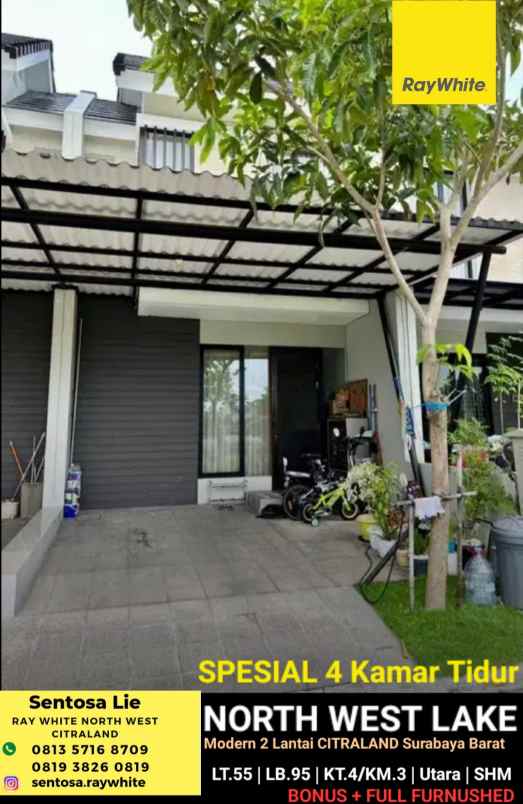 dijual rumah north west lake