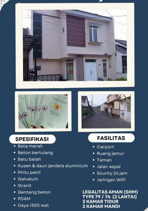 dijual rumah pandanwangi blimbing