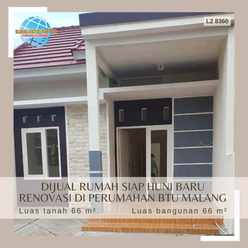 dijual rumah perumahan btu