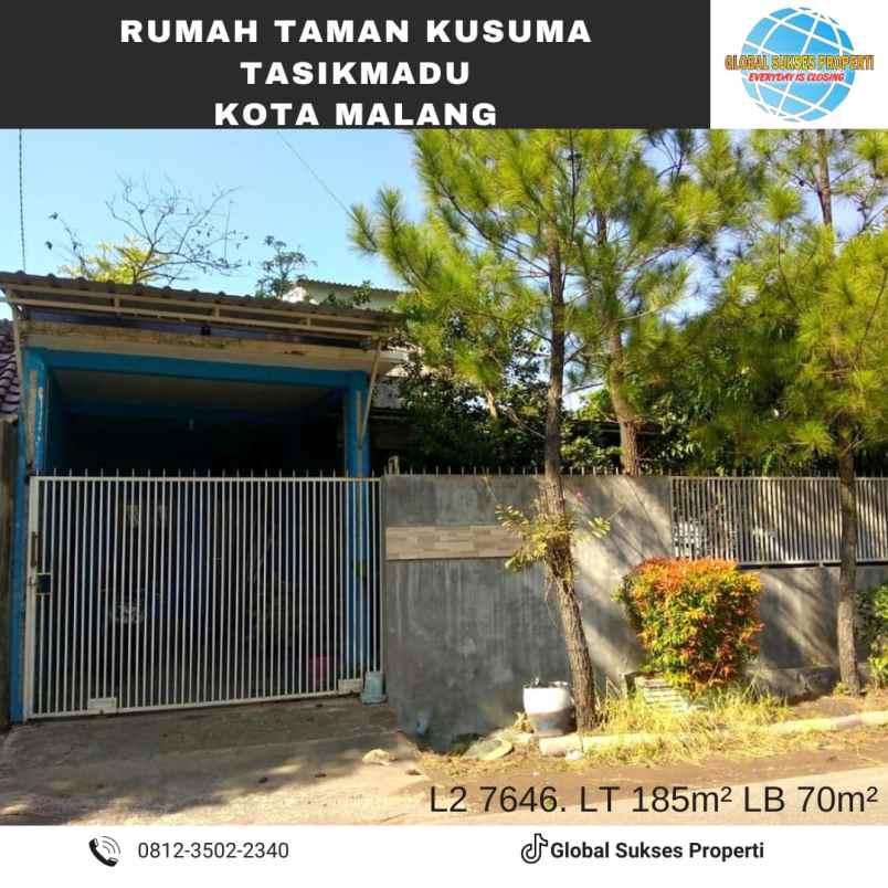 dijual rumah perumahan taman kusuma