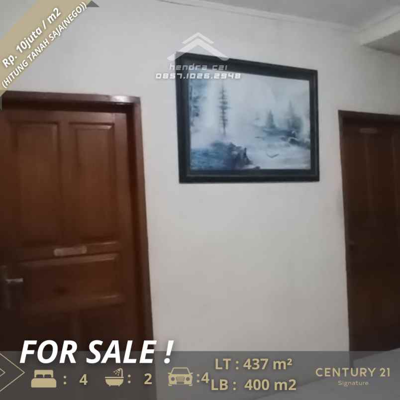 dijual rumah pondok betung