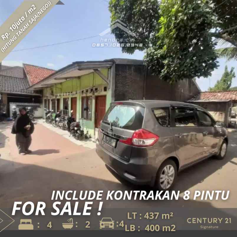 dijual rumah pondok betung