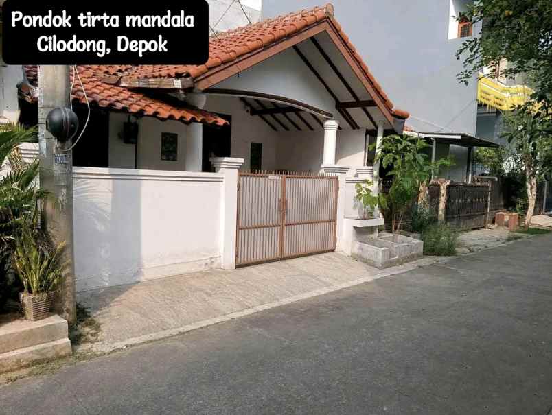 dijual rumah pondok tirta mandala
