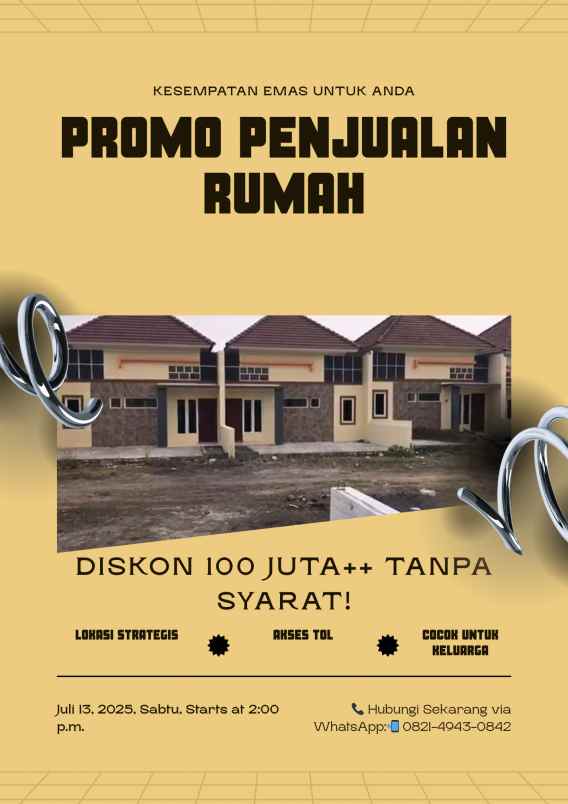 dijual rumah prasung kel buduran