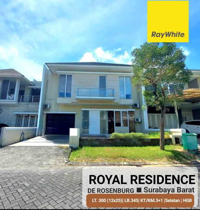 dijual rumah royal residence