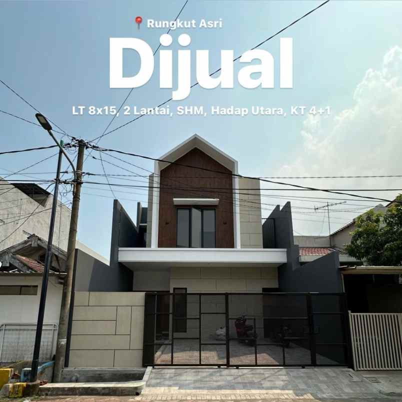 dijual rumah rungkut asri tengah