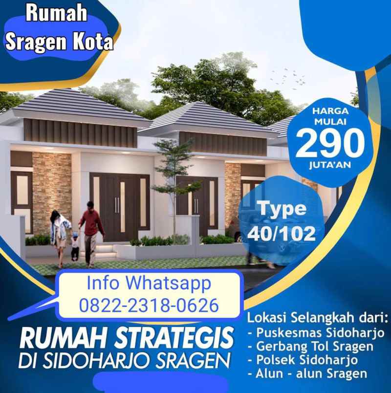 dijual rumah sidoharjo sragen