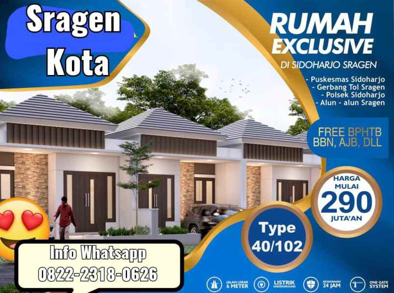 dijual rumah sidoharjo sragen