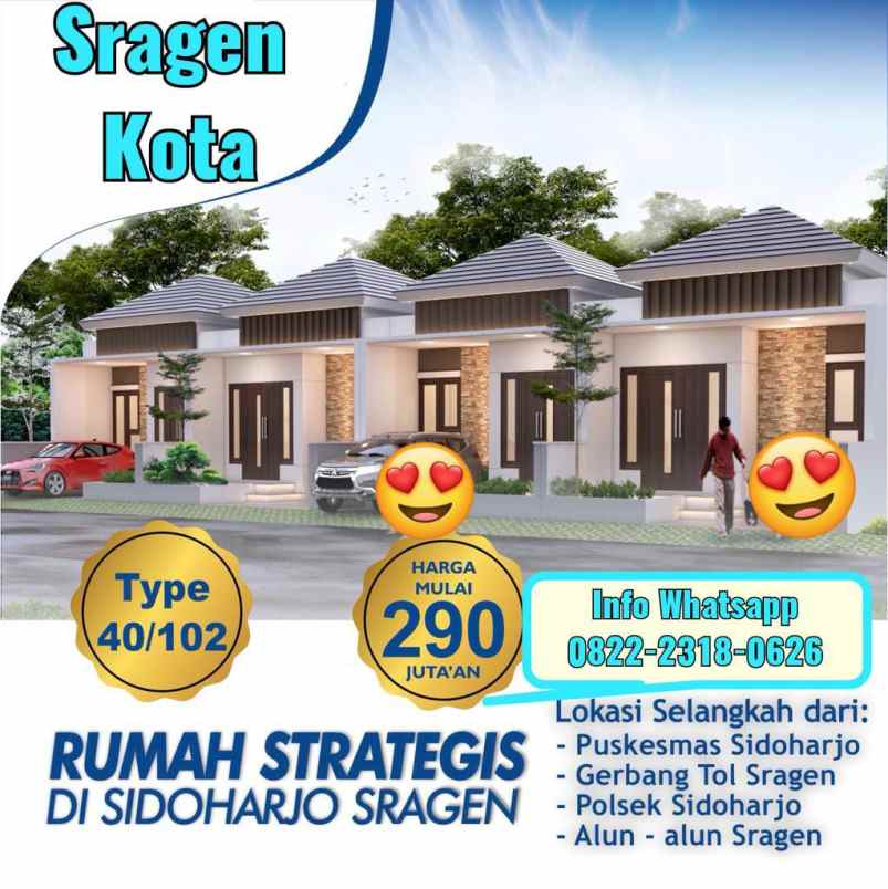 dijual rumah sidoharjo sragen