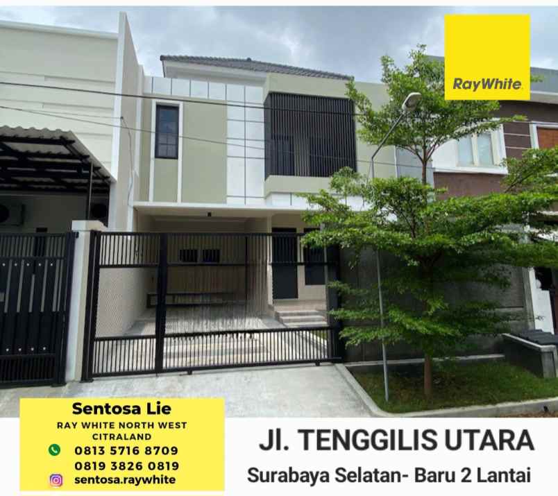 dijual rumah tenggilis utara