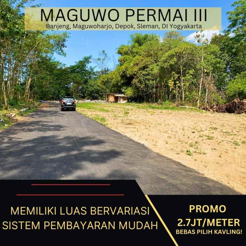 dijual tanah banjeng maguwoharjo depok