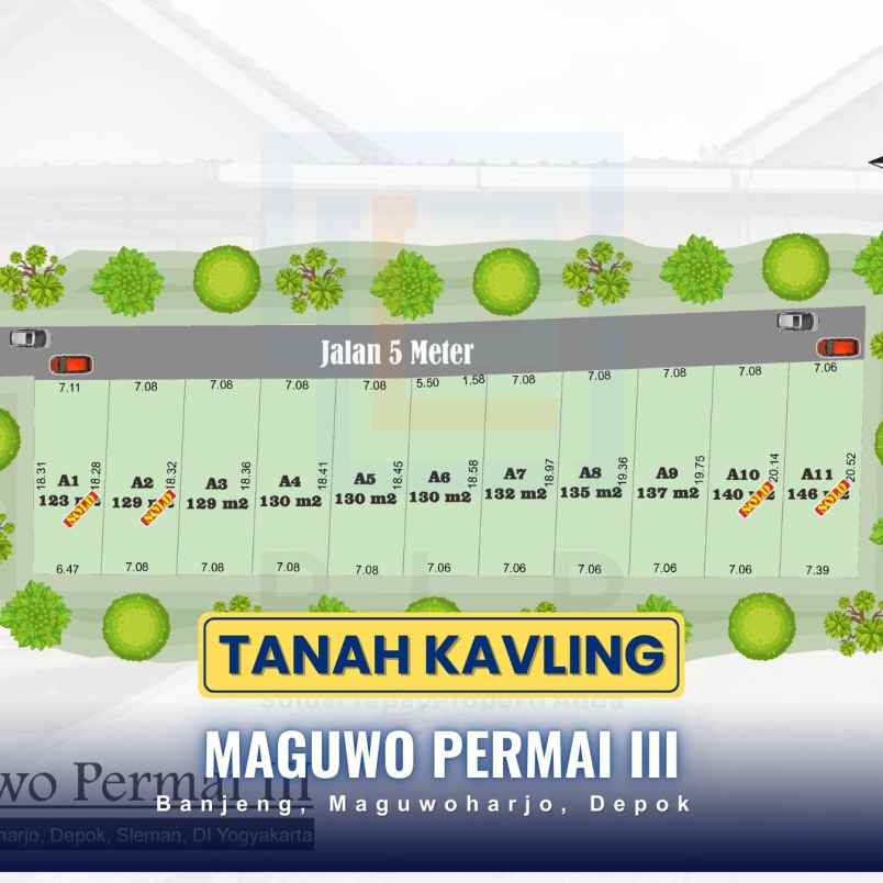 dijual tanah banjeng maguwoharjo depok