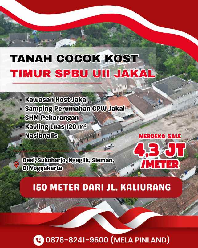 dijual tanah besi sukoharjo ngaglik sleman