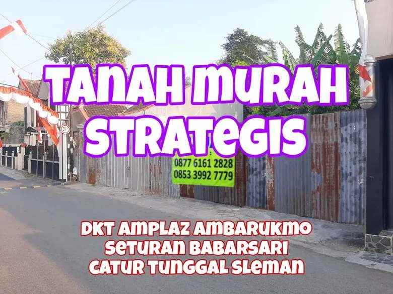 dijual tanah catur tunggal depok sleman