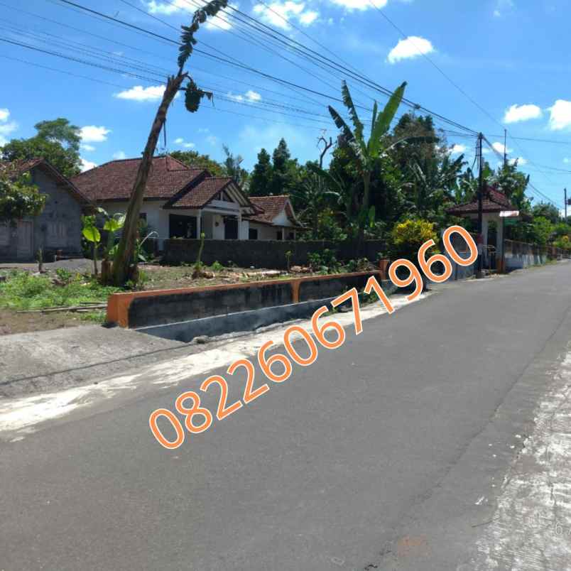 dijual tanah caturharjo sleman yogyakarta