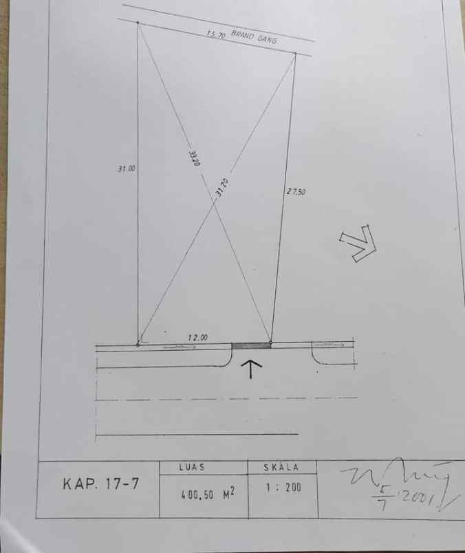 dijual tanah gading regency