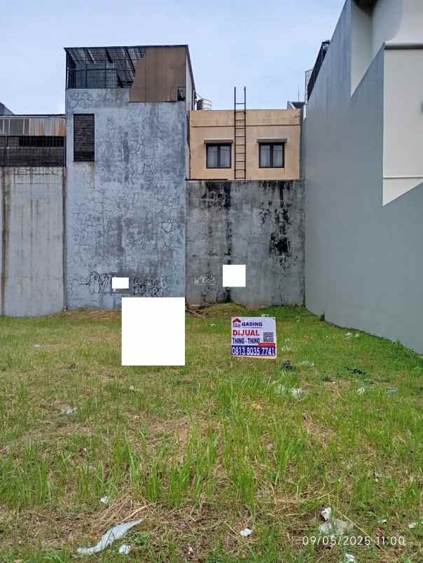 dijual tanah gading residence kelapa gading