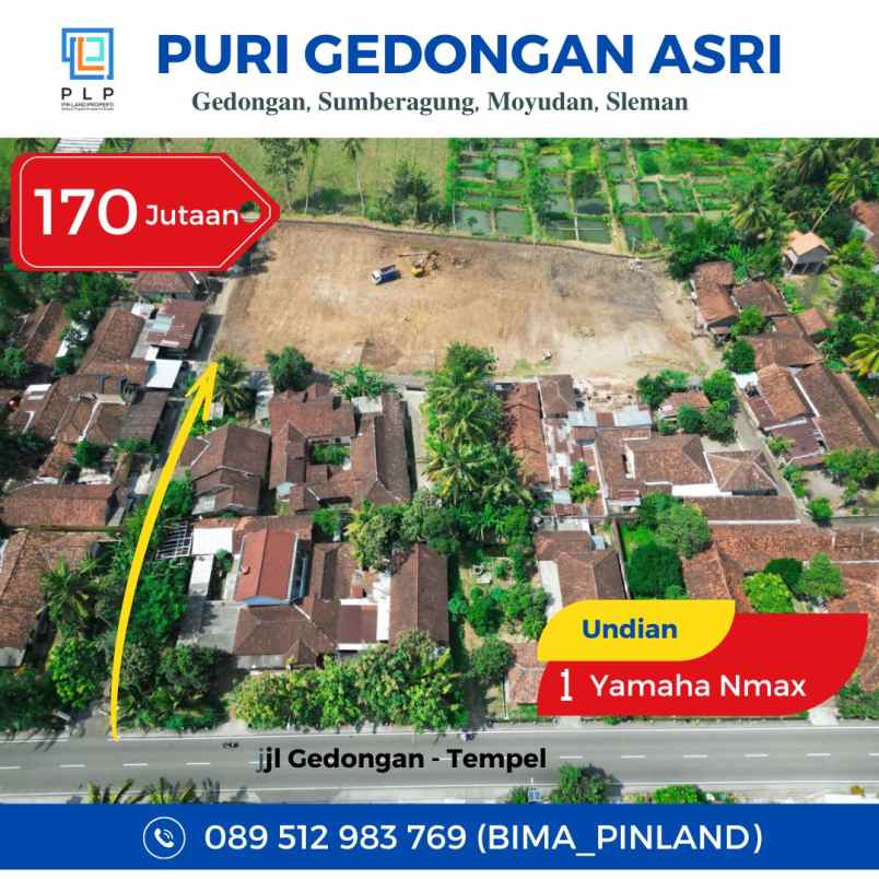 dijual tanah gedongan sumberagung