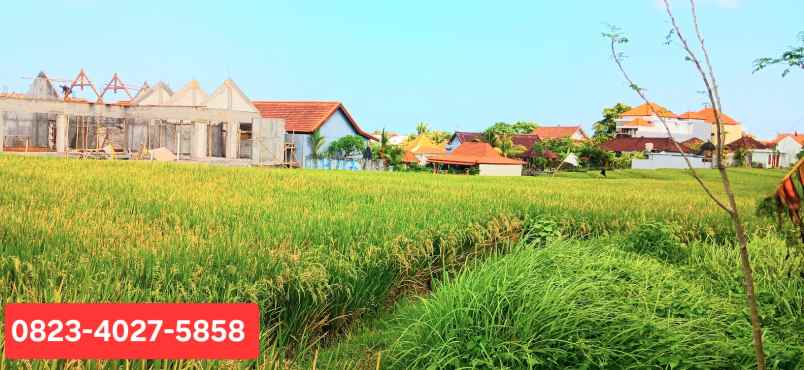 dijual tanah jalan pura wates canggu