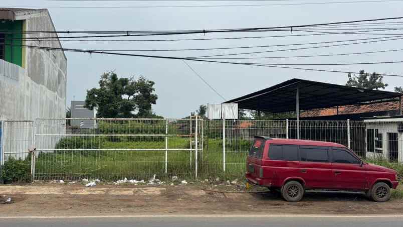 dijual tanah jalan raya kosambi