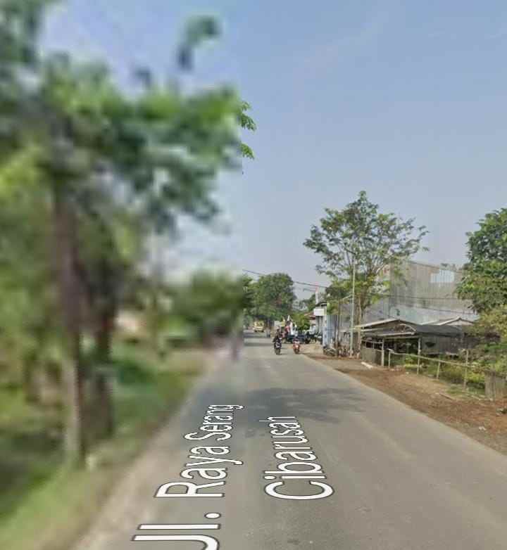 dijual tanah jalan raya serang cibarusah