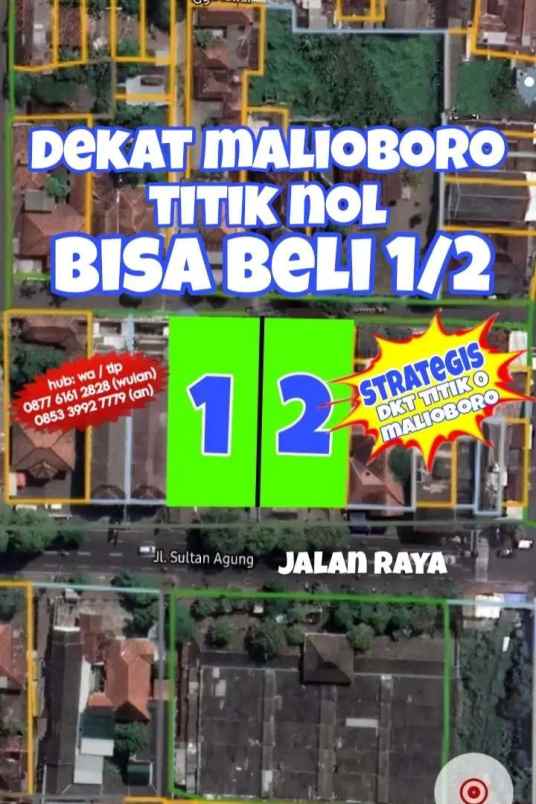 dijual tanah jalan raya sultan agung