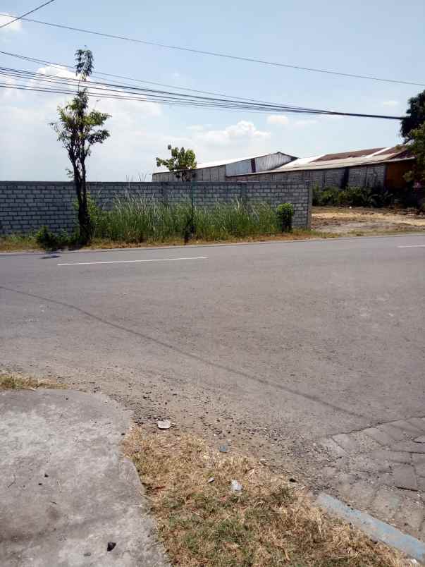 dijual tanah jalan raya wonorejo