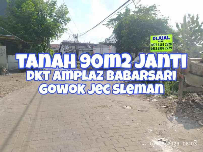 dijual tanah janti catur tunggal depok