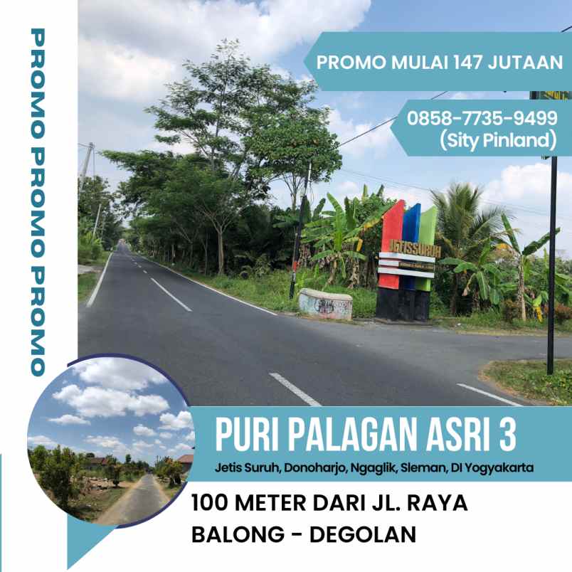 dijual tanah jetis suruh donoharjo