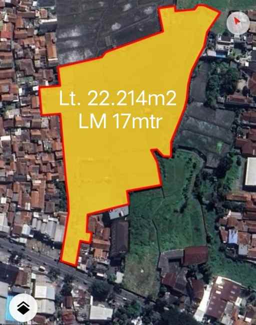 dijual tanah jl a h nasution ujung
