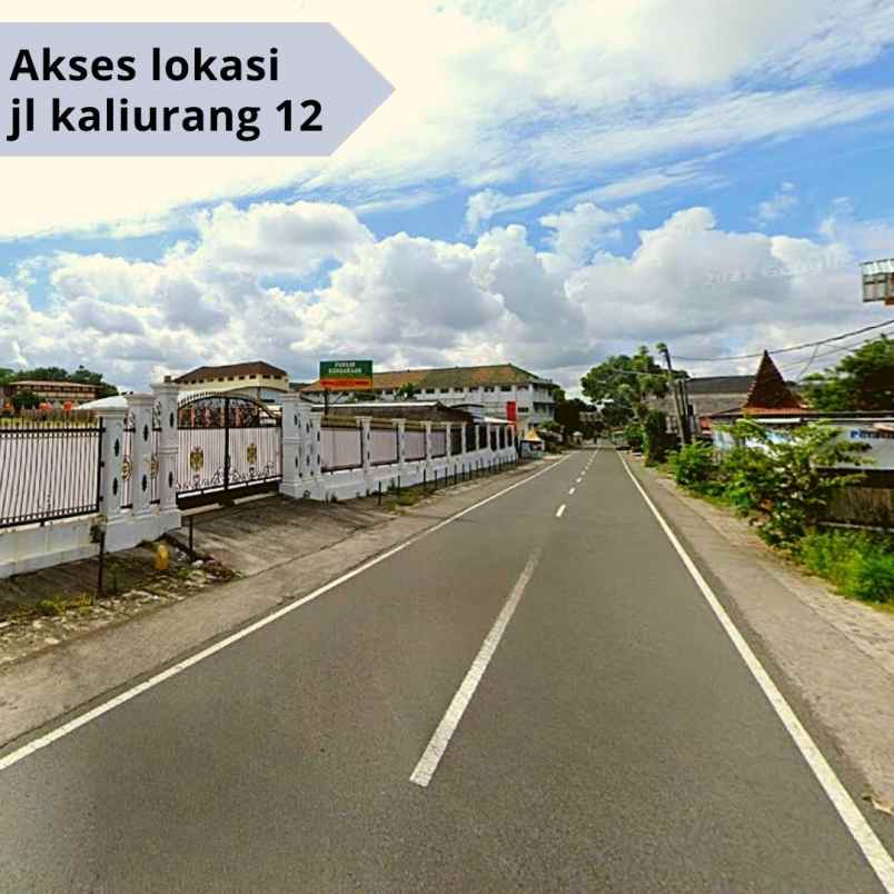 dijual tanah jl kaliurang 12 pandanaran