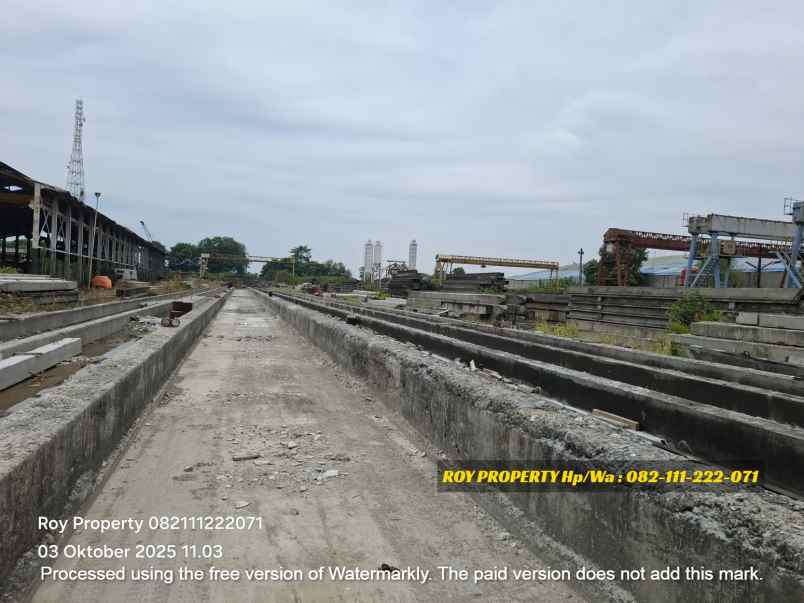 dijual tanah jl raya cakung cilincing