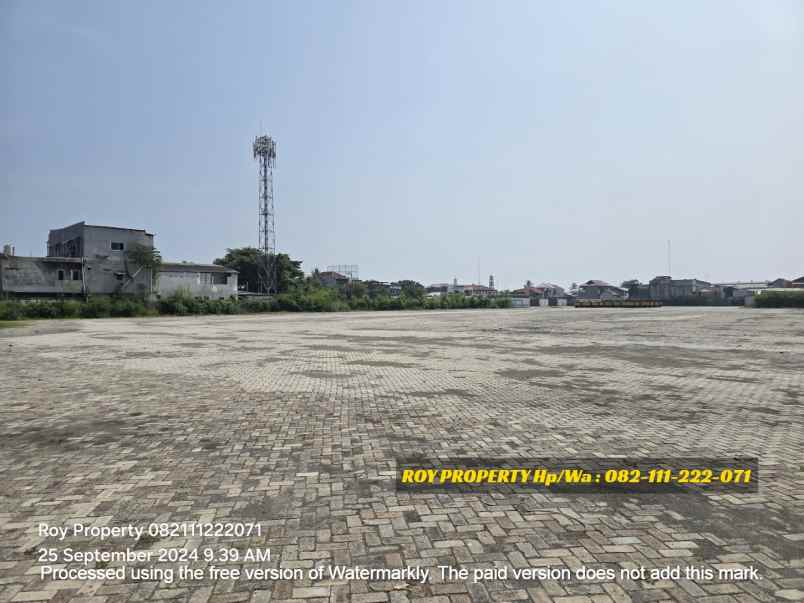 dijual tanah jl raya cilincing