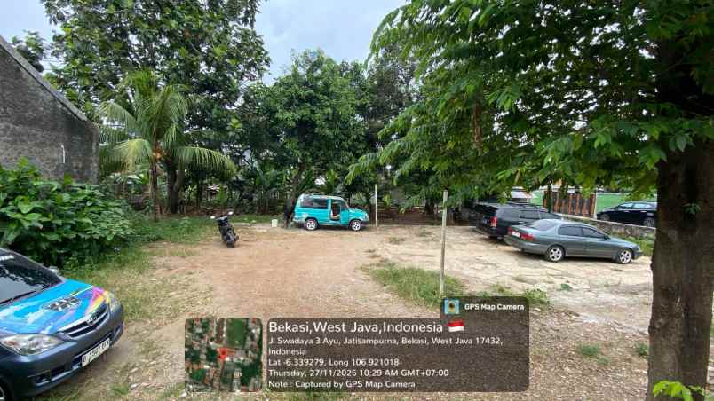 dijual tanah jl swadaya 3 ayu jati sampurna bekasi