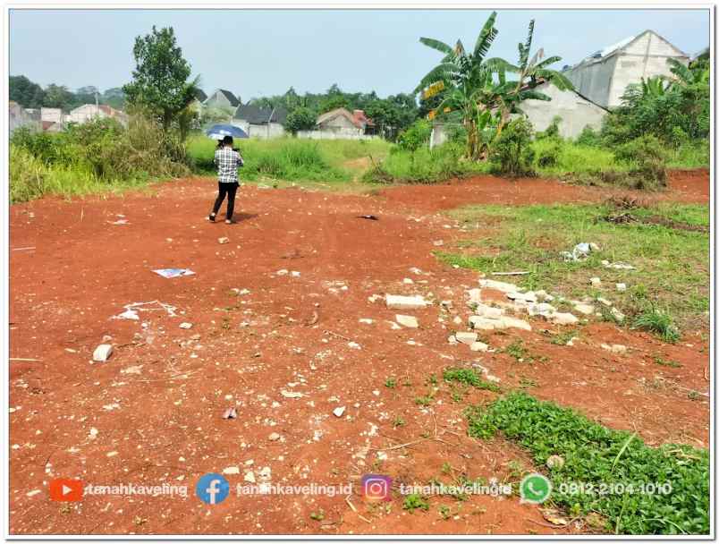 dijual tanah kavling depok shm 120m2 daerah sawangan