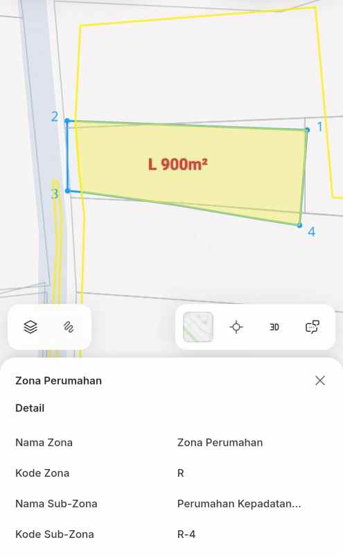 dijual tanah kebun produktif murah tempat strategis