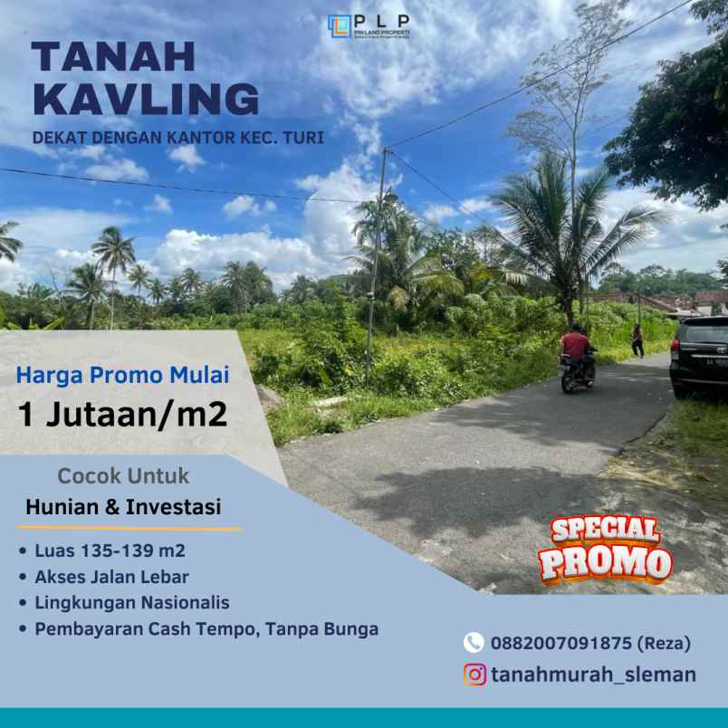 dijual tanah kenaruhan donoketo turi