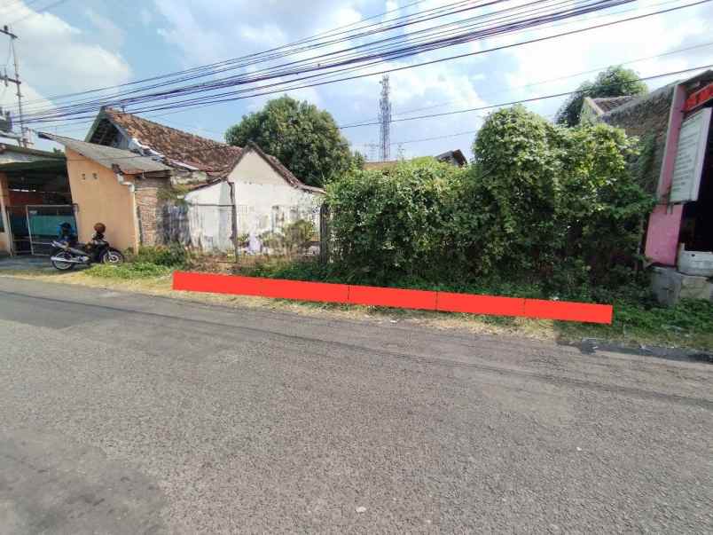 dijual tanah kepatihan jebres surakarta