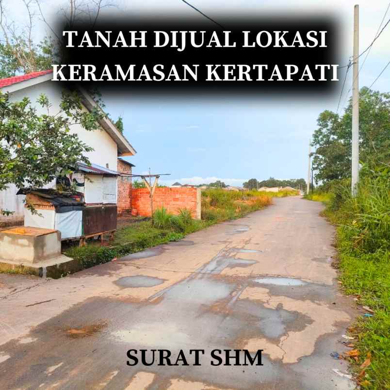 dijual tanah kertapati