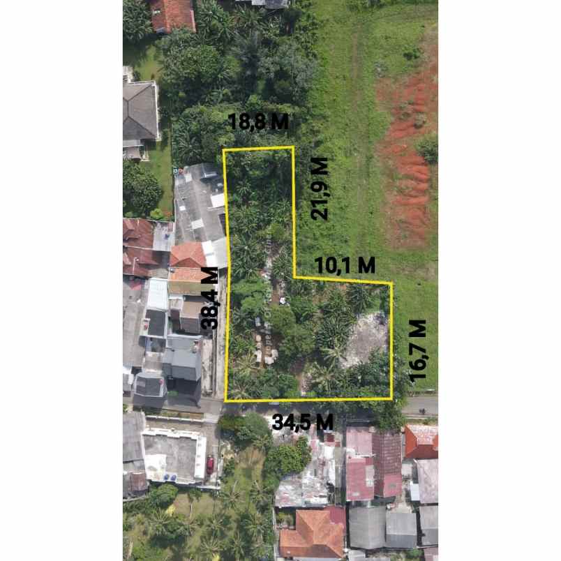 dijual tanah pancoran mas kota depok