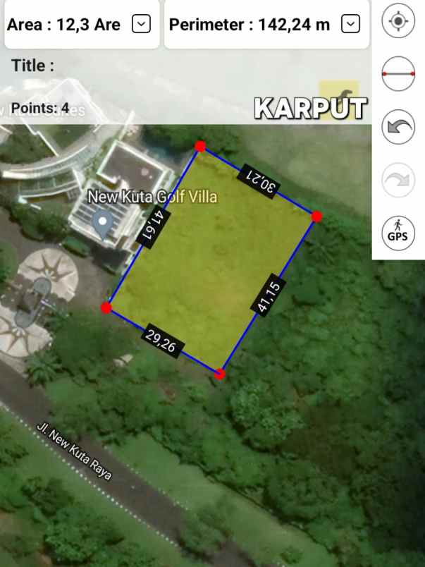 dijual tanah pecatu graha