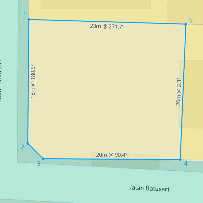 dijual tanah renon