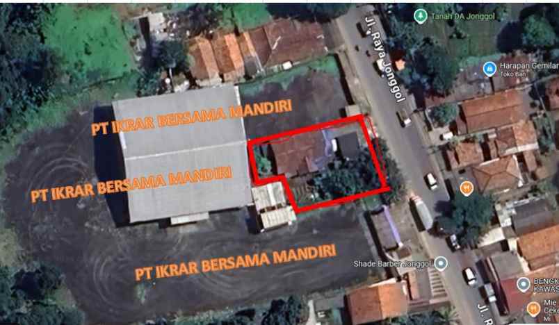 dijual tanah rumah toko jl poros jonggol cileungsi