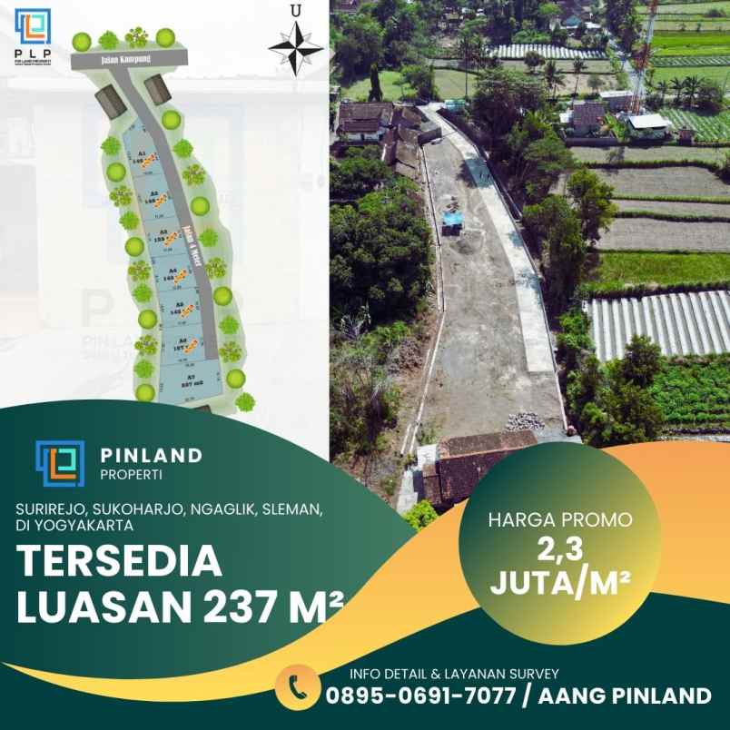 dijual tanah surirejo sukoharjo ngaglik