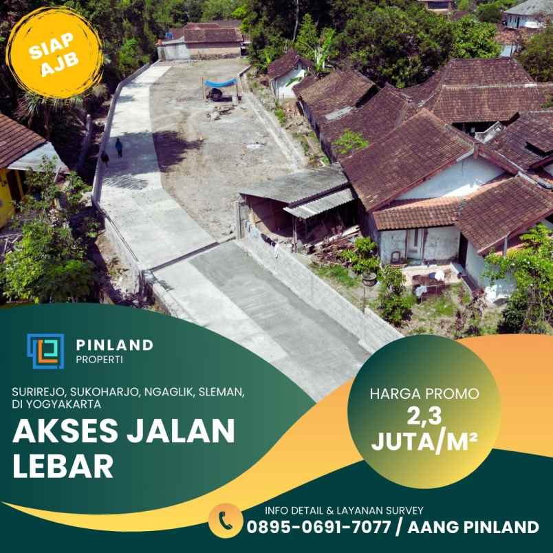 dijual tanah surirejo sukoharjo ngaglik